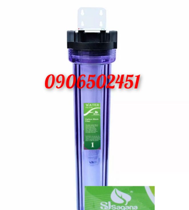 [HCM]Combo Bộ lọc nước sinh hoạt  ly đơn 20 Inch ren 27 (bao gồm lõi & phụ kiện)