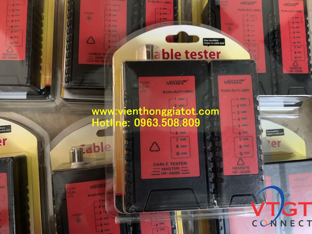 Máy Test mạng Noyafa NF-468B - Máy test mạng đa năng - bộ test cáp mạng