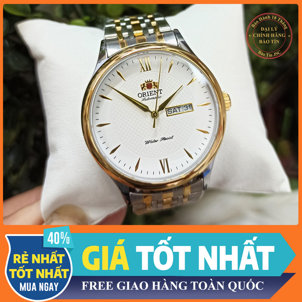 { RẺ VÔ ĐỐI }{ BẢO TÍN ĐỒNG HỒ SHOP SỊN LAZADA } Đồng Hồ Orient Pin Nhập Nhật Demi + Vòng tay đá  Full Box { GIAN BÁN BUÔN ORIENT SK SEIKO PATEK }