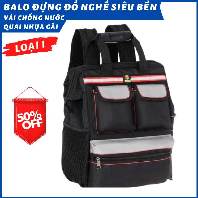 (FREE SHIP-RẺ )BA LÔ ĐỰNG ĐỒ NGHỀ, GIỎ ĐỰNG DỤNG CỤ CHỐNG NƯỚC, SIÊU BỀN CHO THỢ ĐIỆN, CƠ KHÍ, XÂY DỰNG...