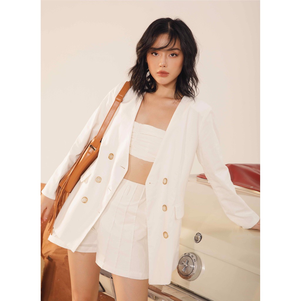 Dottie premium - quần linen blend short q0094
