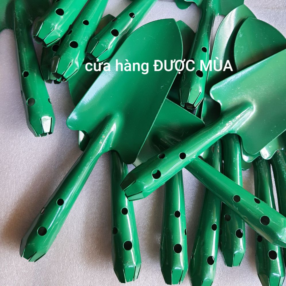 xẻng làm vườn, xẻng xúc đất trồng cây. xẻng sắt sơn dài 28cm
