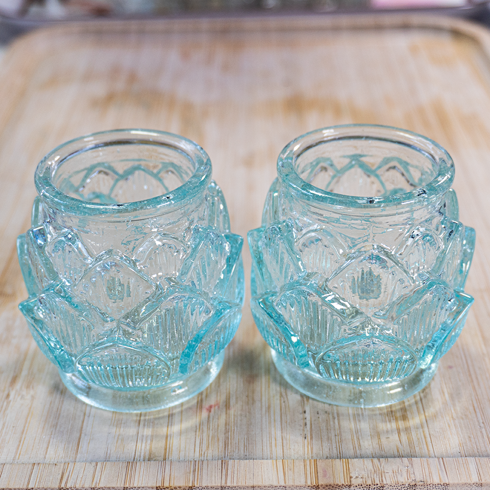 Ly làm nến Đài Sen dâng phật, hộp 6 cái - Uudam Handmade