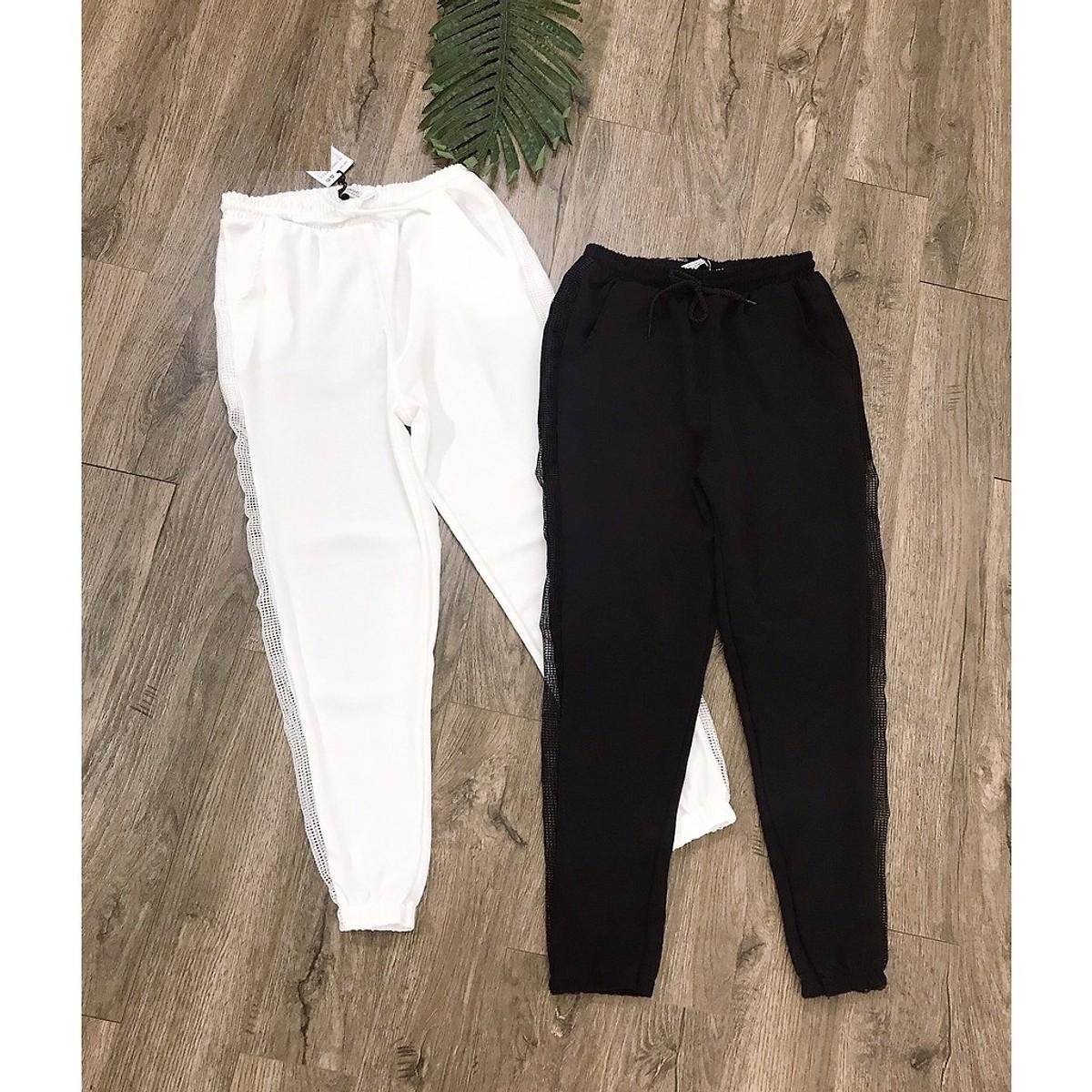 Quần Jogger lưới sườn cá tính