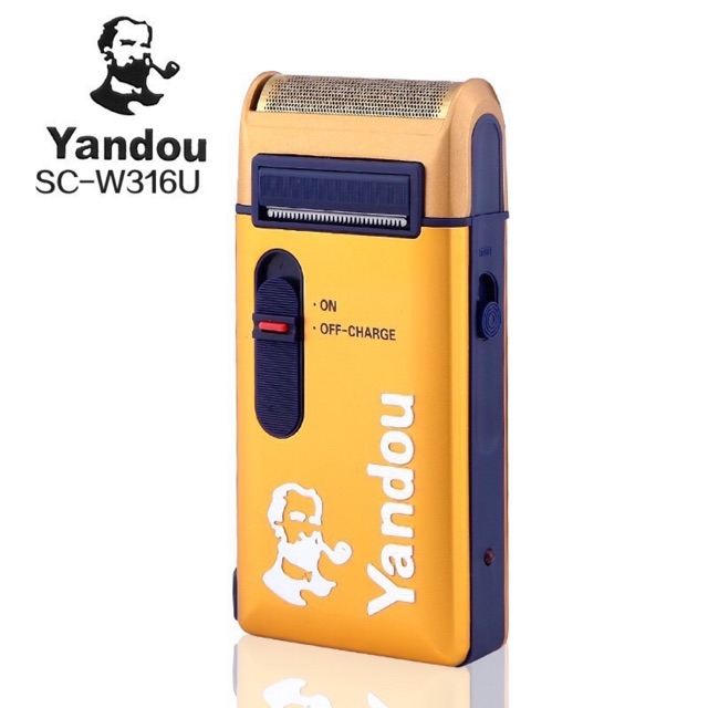 Máy cạo râu yandou 316 màu vàng