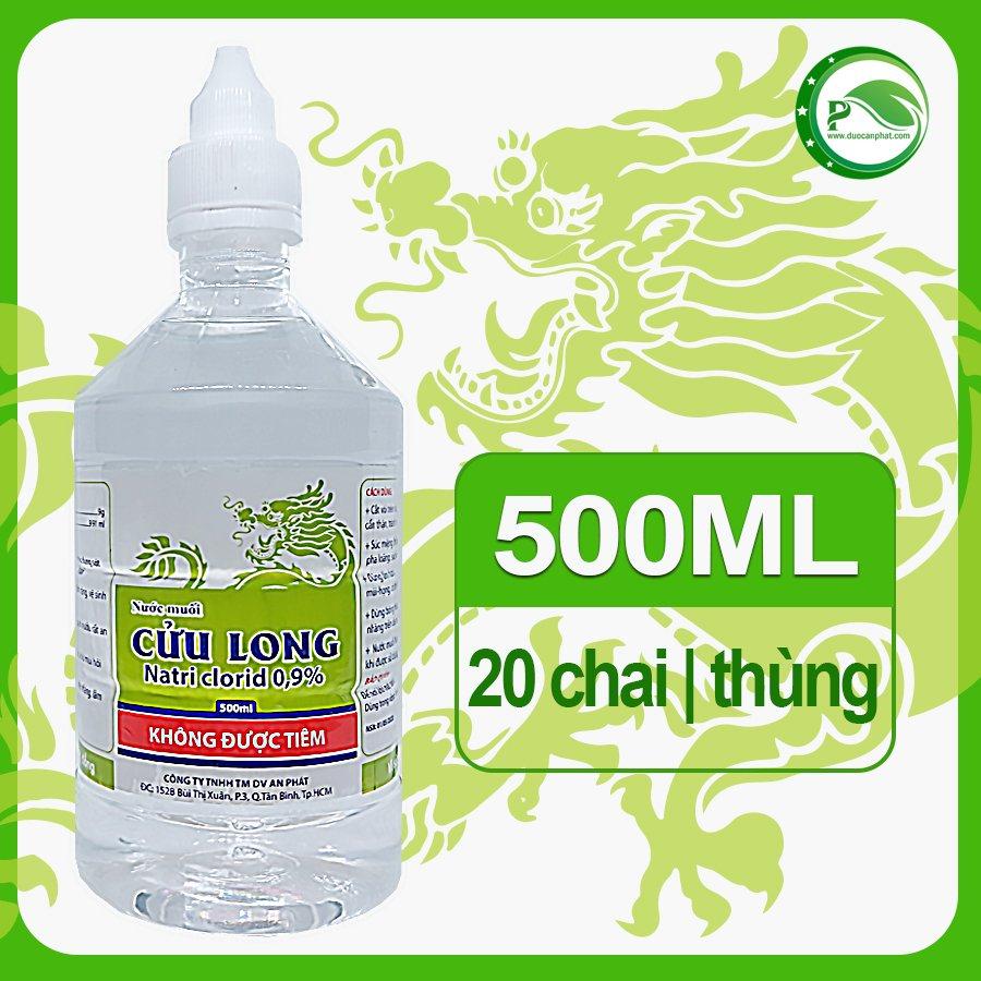 Nước muối sinh lý cửu long 500ml