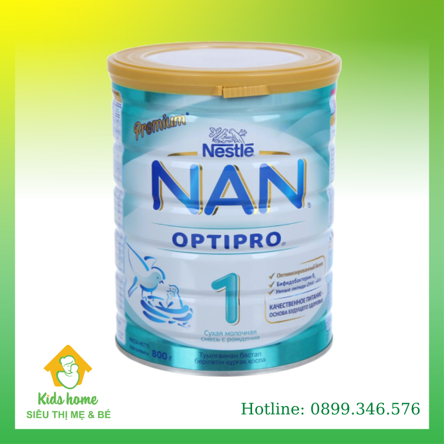 Sữa nan 1 nga lon 800g