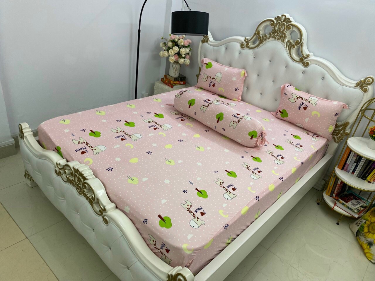 [HCM]Bộ Drap gối Thun Hàn Quốc mát lạnh{ 4 món }