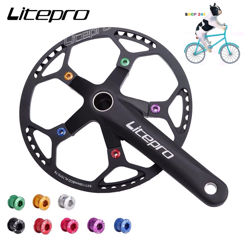 Ốc vặn gắn giò đĩa xích xe đạp litepro - giá 1 ốc