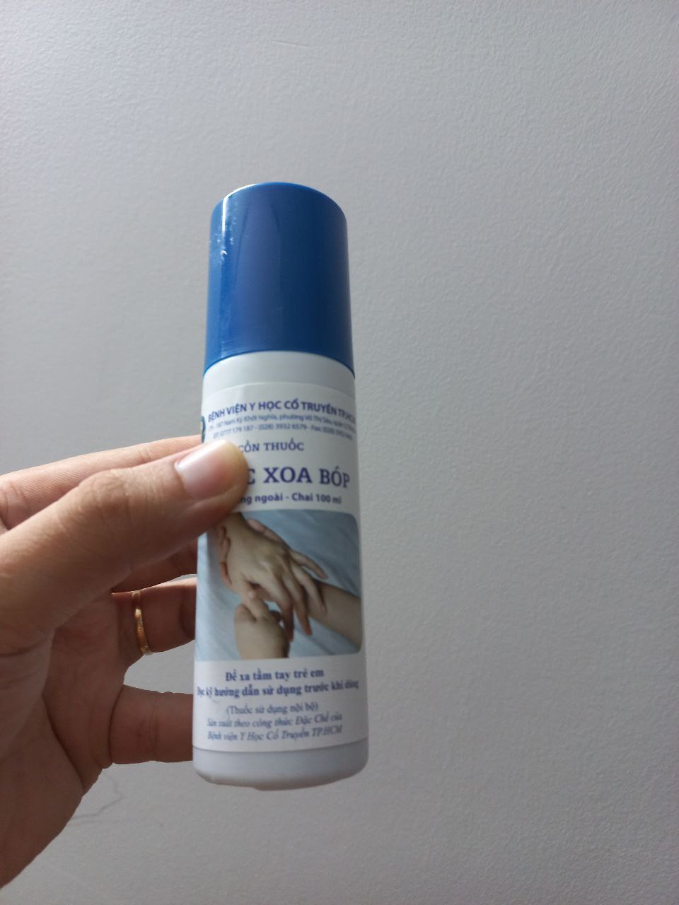 Cồn xoa bóp BV YHCT