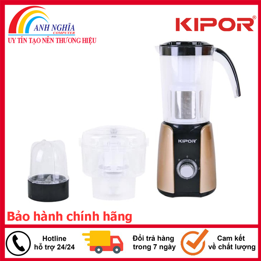 Máy xay sinh tố 3 cối nhựa đa năng kipor kp-s503 - màu ngẫu nhiên - chính hãng