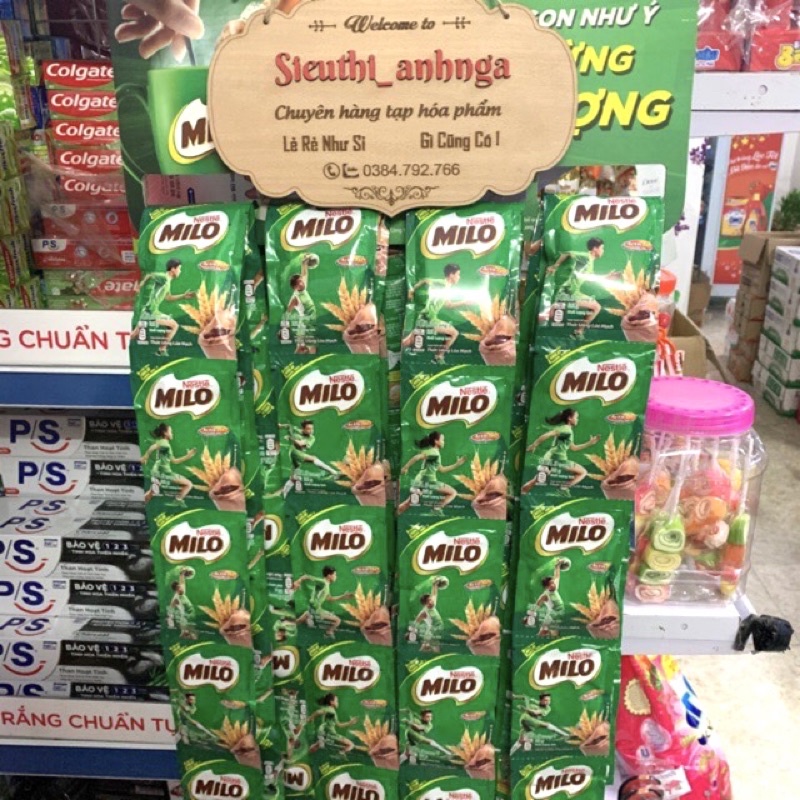Milo nestle loại dây 10 gói x 22g