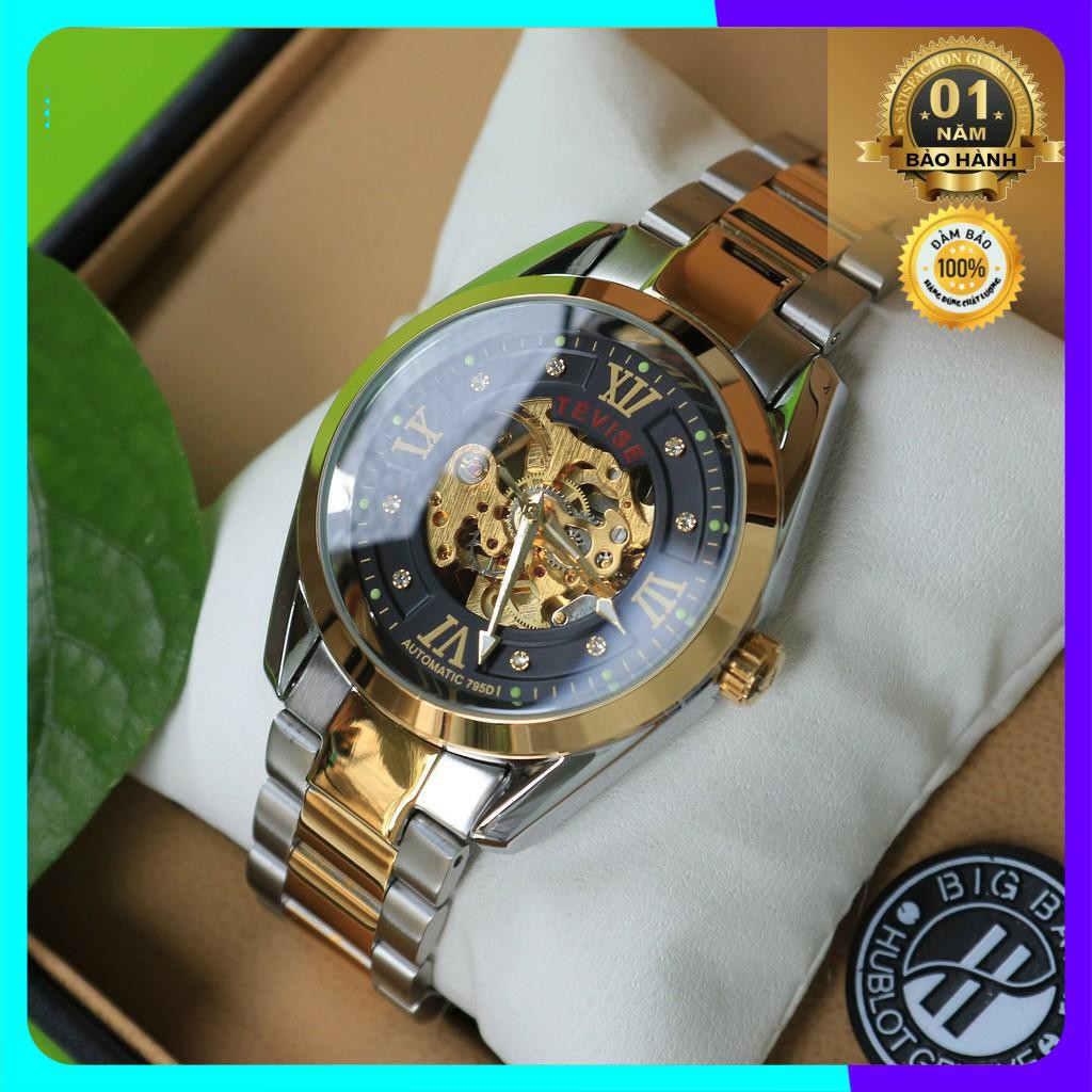 [HCM]Đồng hồ cơ nam Tevise máy cơ lộ máy giá sinh viên với các chi tiết cực đẹp mắt [ Đồng Hồ Cơ ]