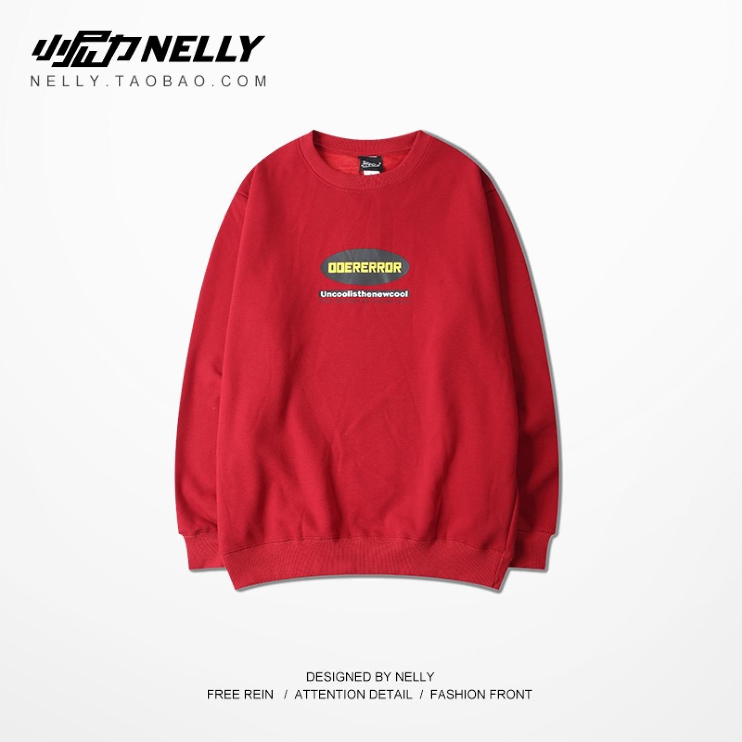 Áo sweater nỉ lót lông Nelly unisex mẫu mới 2022 mã 014