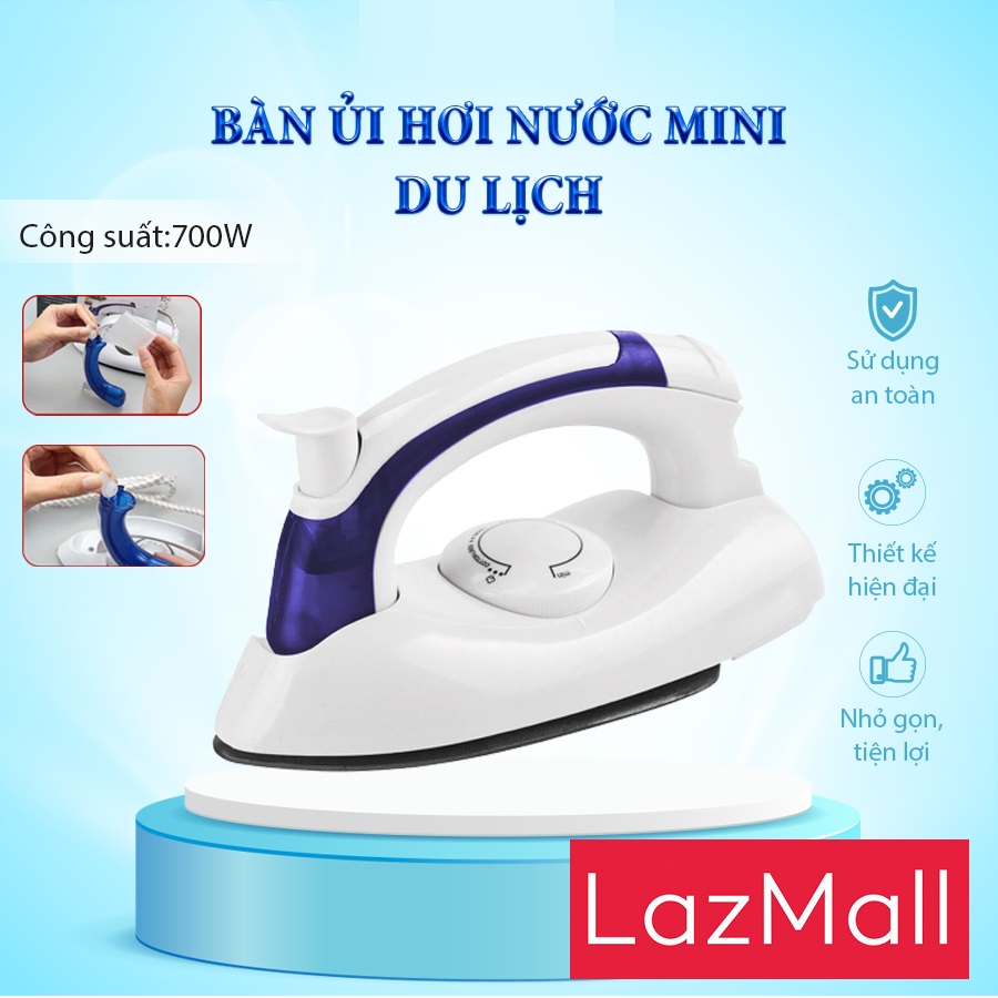 Bàn Ủi Hơi Nước Cầm Tay Bàn Là Quần Áo Bàn Là Bàn Ủi Hơi Nước Chính Hãng Công Nghệ Toshiba LazMall Sale Đến 90% Bàn Ủi Hơi Nước Mini Du Lịch Cầm Tay HF-258B Bàn Là Hơi Nước Gấp Gọn Mini Cầm Tay Tiện Dụng Cho Gia Đình
