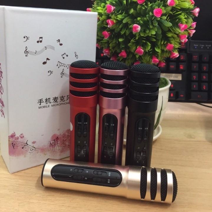 Micro C7 - Micro C11- Micro C28 ( Loại 1, Đủ Phụ Kiện) , Thu Âm, Hát Karaoke, Livestream trên điện thoại 3 in 1 màu ngẫu nhiên ( Hàng chất lượng cao ), Mic hát karaoke - Bh 3 Tháng