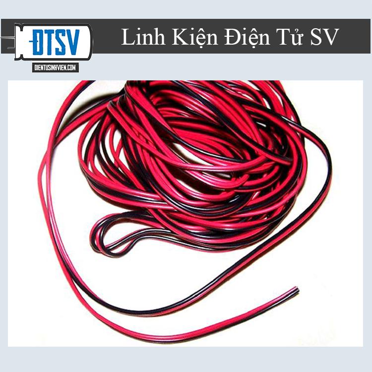 Dây Điện Đôi Đỏ Đen Nhỏ dài100m