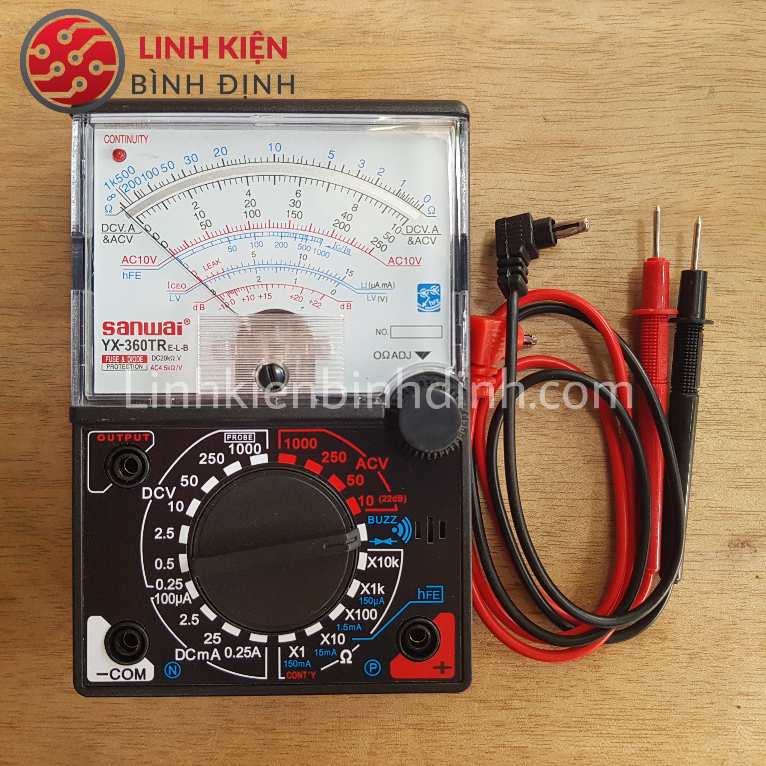 Đồng hồ đo điện dây kim samwa yx-360tr