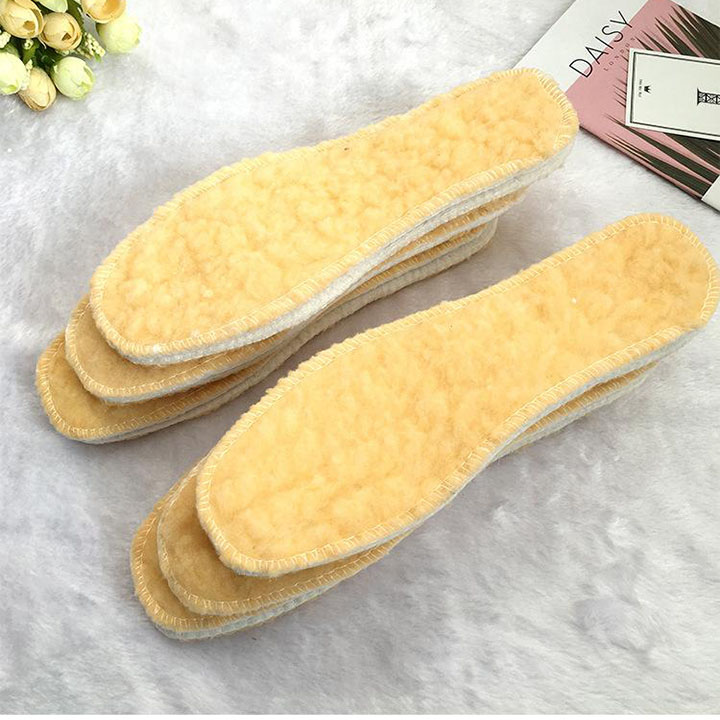 Đế lót giày bằng lông giữ ấm chân vào mùa đông - KD0185