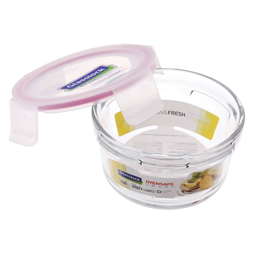 Hộp đựng cơm văn phòng 350ml thủy tinh Glasslock