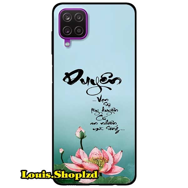 Ốp lưng dành cho samsung galaxy a12 - duyên sen hồng