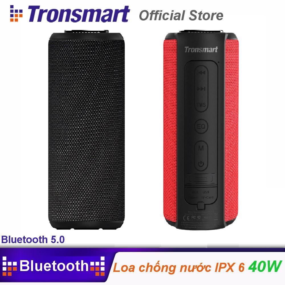 Loa Bluetooth 5.0 40w Tronsmart T6 Plus Bass sâu, âm thanh hay, kết nối 2 loa ra 80w stereo bao hay