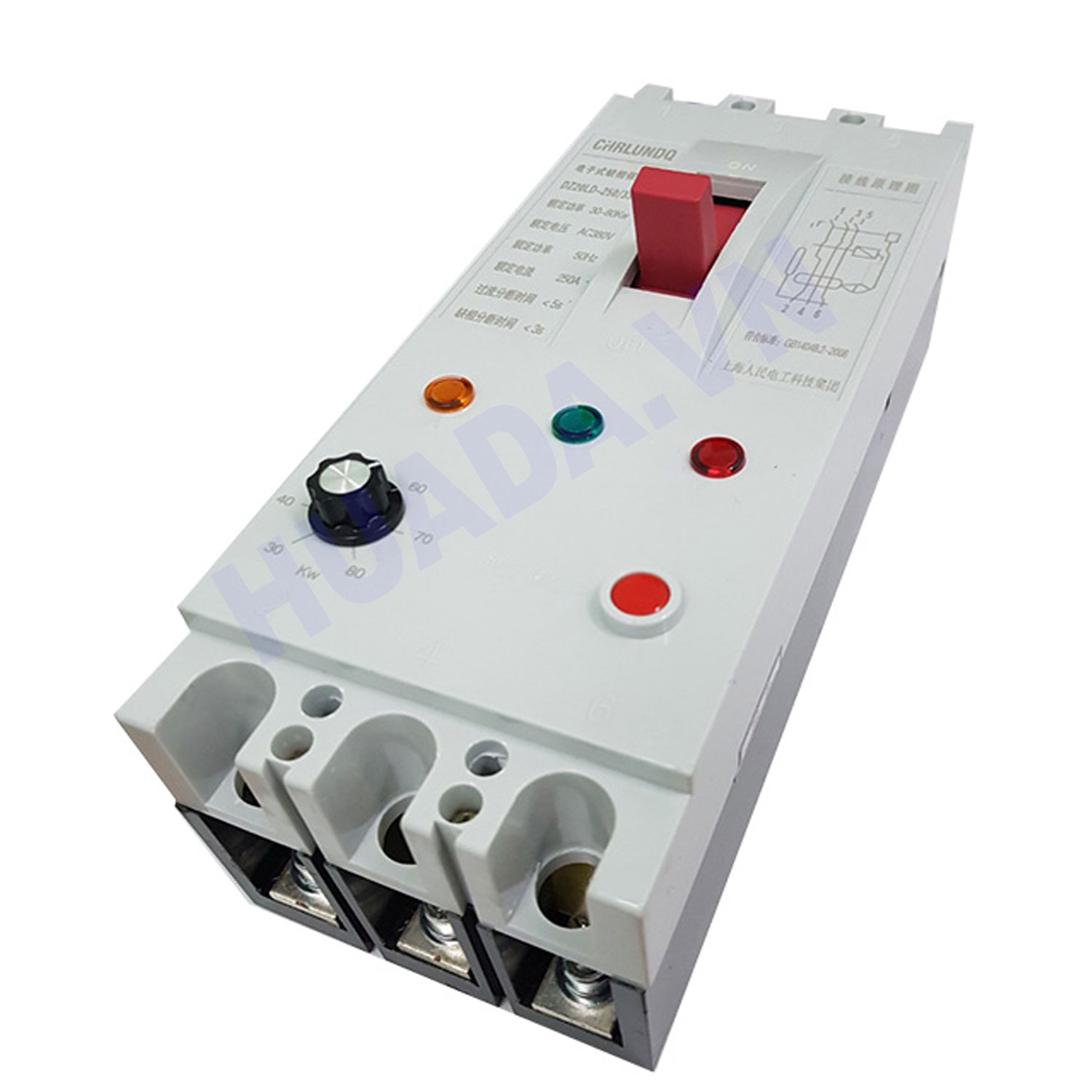 Aptomat chống mất pha 3 pha 250A
