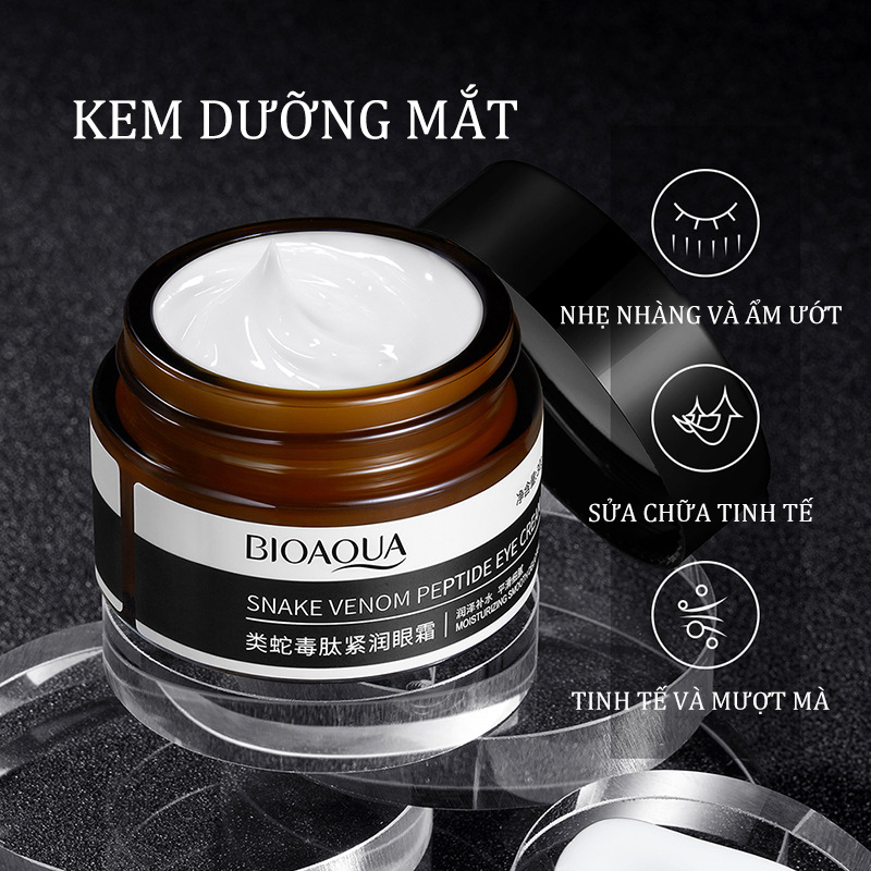 BIOAOUA 30G Kem dưỡng ẩm và chống nhăn vùng mắt，Căng da mắt cải thiện nếp nhăn quanh mắt giảm thâm quầng mắt đỡ mệt mỏi