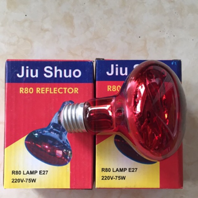 Bóng đèn hồng ngoại sưởi ấm,đèn dùng trong y tế 100w cho thú cưng