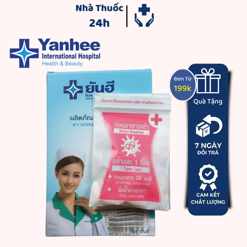 Giảm cân Yanhee vip 7 Plus Thái Lan viên uống giảm cân yanhee thái lan giảm cân nhanh cấp tốc hiệu quả an toàn dành cho người cơ địa khó giảm liệu trình mạnh NT 24h