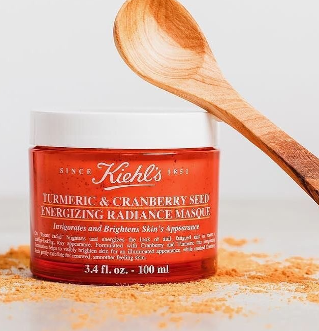Mặt Nạ Nghệ Kiehl’s Tumeric & Cranberry Seed Energizing Radiance Masque Chính Hãng 100ml
