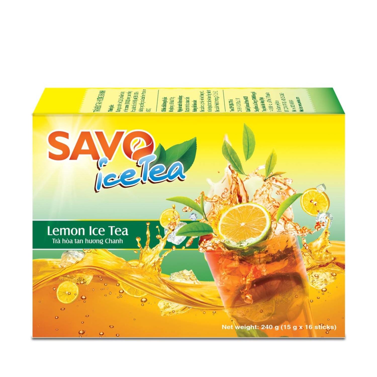 Trà chanh hòa tan savo