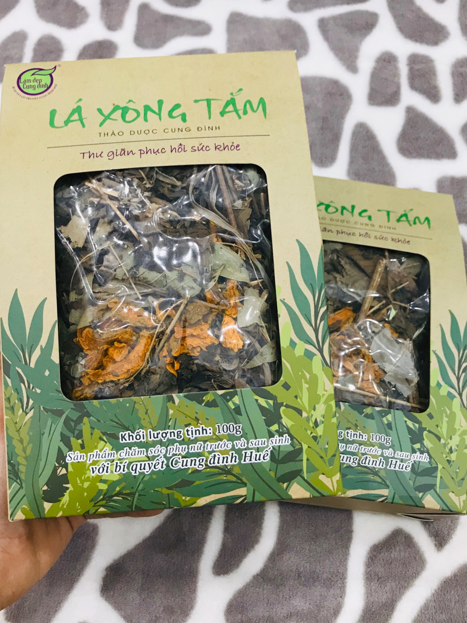 Lá xông tắm Bảo Nhiên