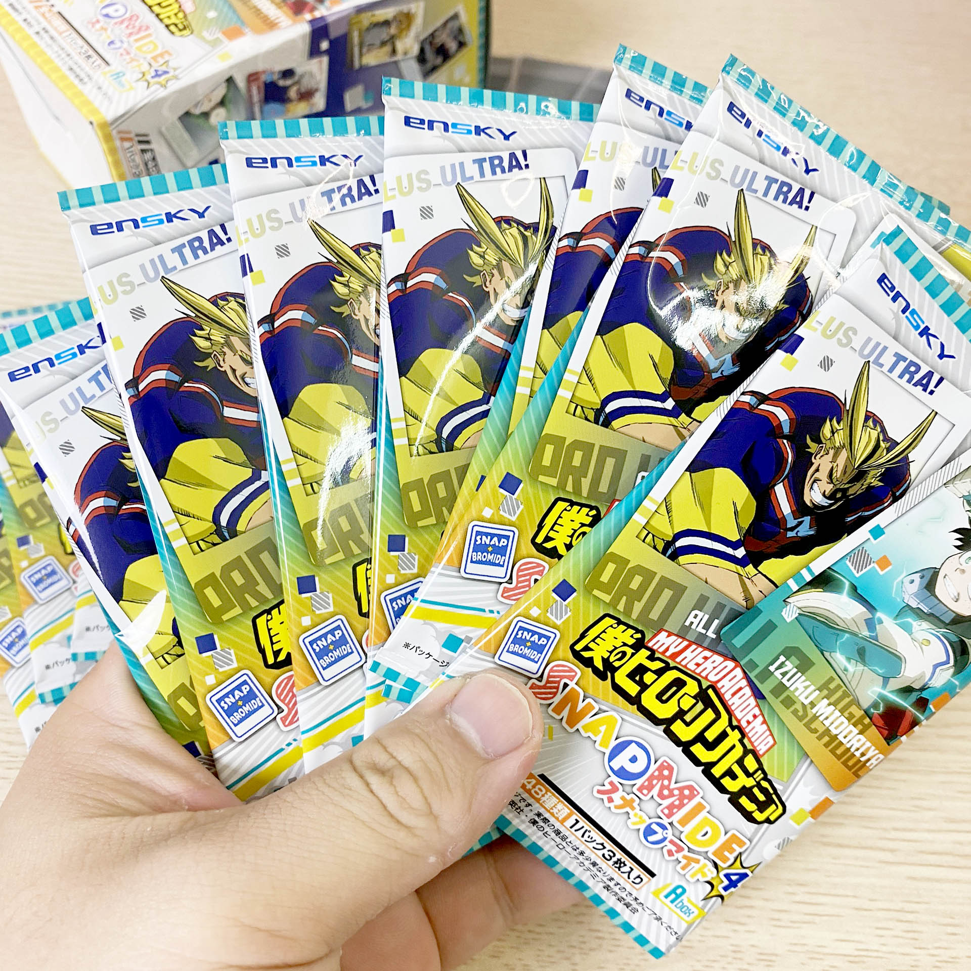 Pack thẻ Snapmide My Hero Academia vol 4 chính hãng - thẻ bo góc MHA