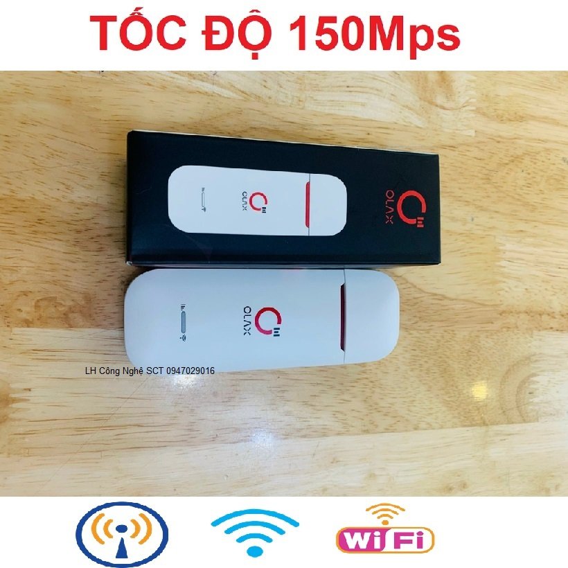 Usb dcom 4g zte olax u90 tốc độ 150mbps phát wifi