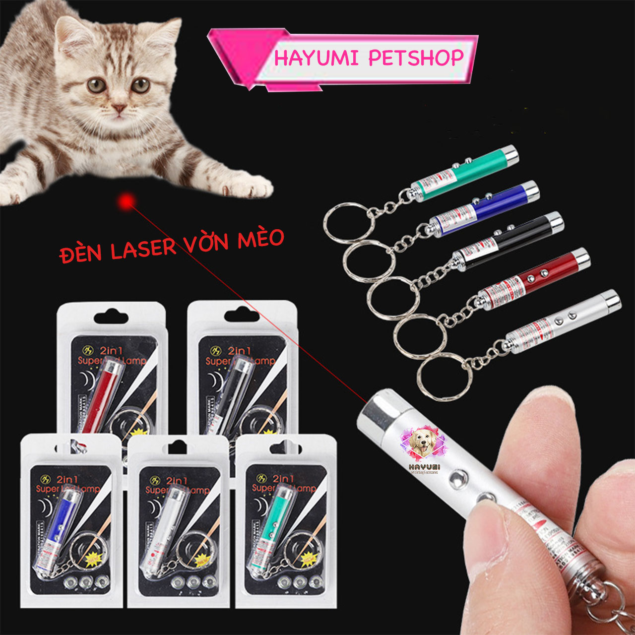 Đồ chơi laze vờn mèo