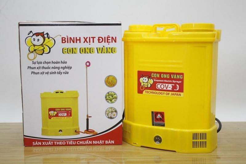 [HCM]Bình xịt điện CON ONG VÀNG COV 16L
