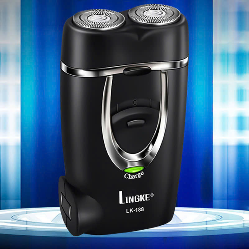 [ LK-188 ] Máy Cạo Râu Mini 2 Lưỡi Cạo Nổi - Máy Cạo Râu Đa Năng Đầu Cạo Chống Nước