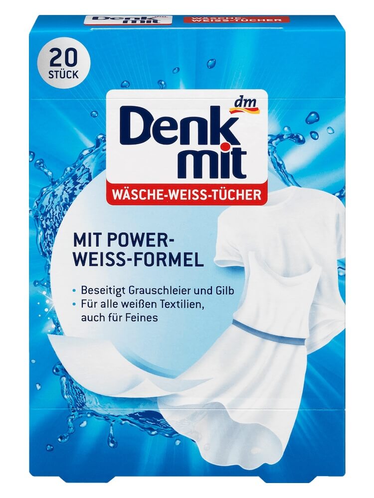 Miếng tẩy trắng quần áo Denkmit Hàng Đức Hộp 20 miếng