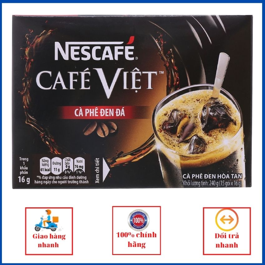 Nescafe việt cà phê đen đá mncfv01