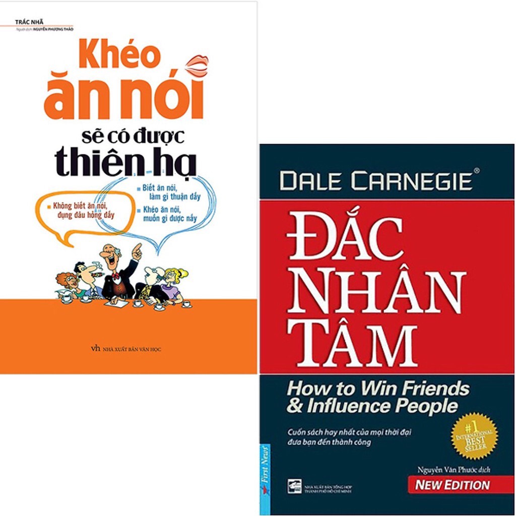 Combo sách hay sách đắc nhân tâm + khéo ăn nói sẽ có được thiên hạ