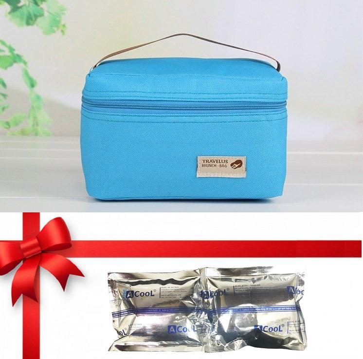 Túi giữ nhiệt cỡ nhỏ mini Travel Tặng kèm 2 túi đá khô