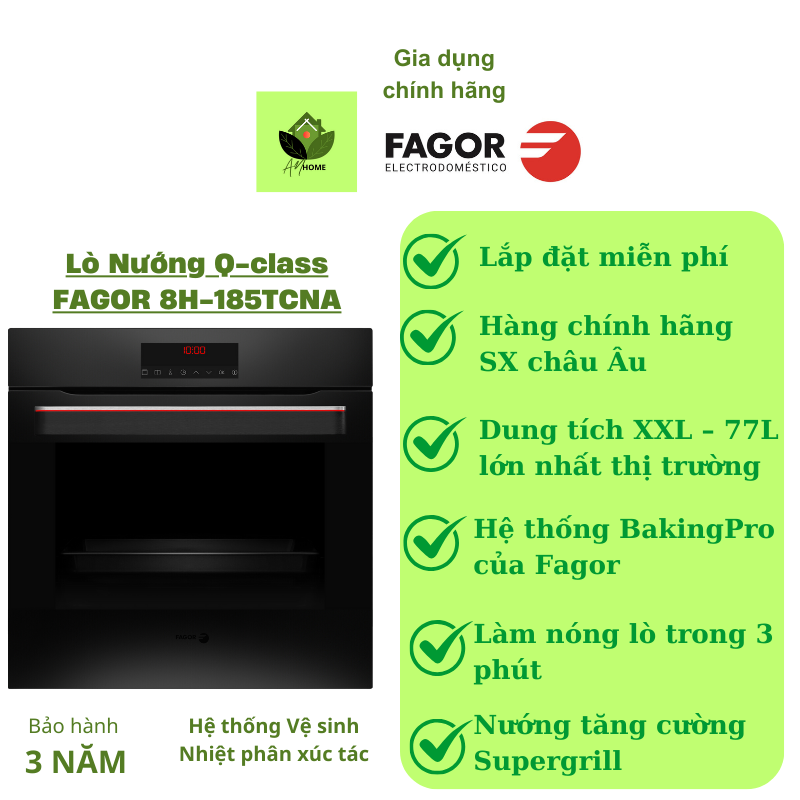 Lò nướng âm tủ FAGOR 8H-185TCNA