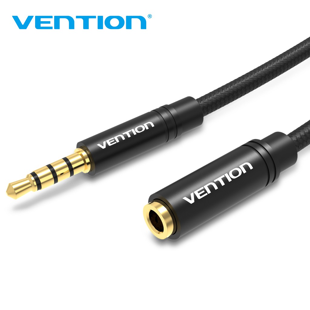Cáp nối dài cổng 3.5mm aux vention dây cáp nối dài cho tai nghe phích cắm 3.5mm aux