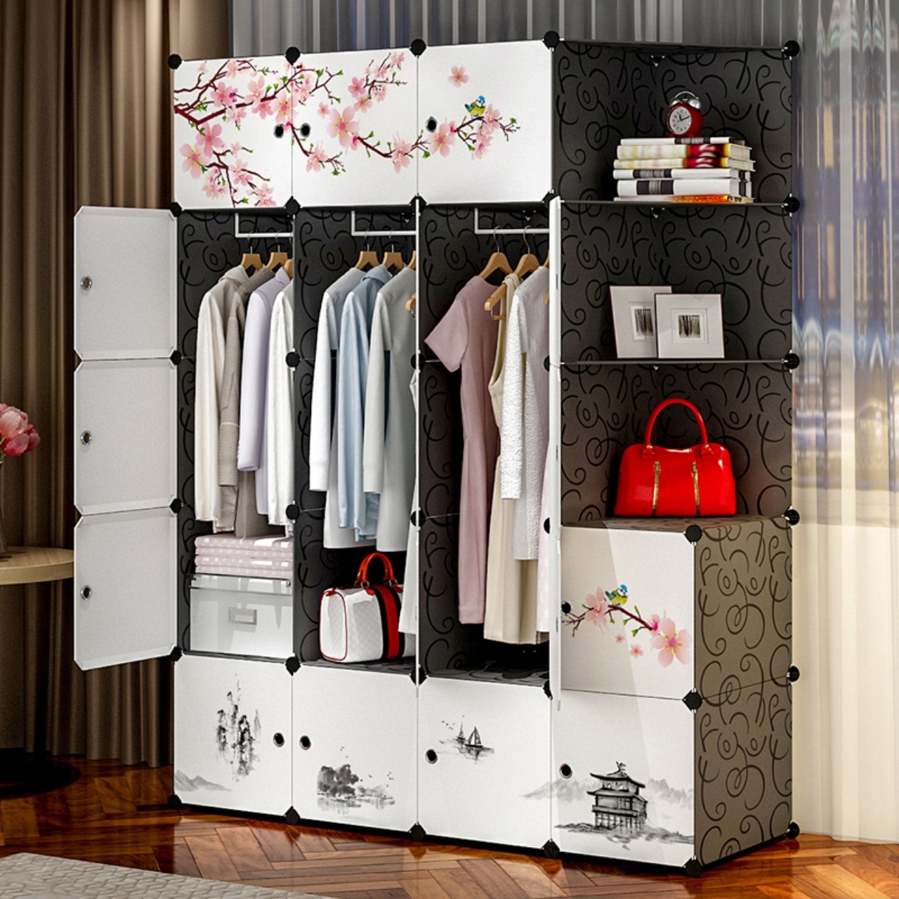 Tủ -Tủ nhựa ghép-Tủ đựng đồ,áo quần 20 ô