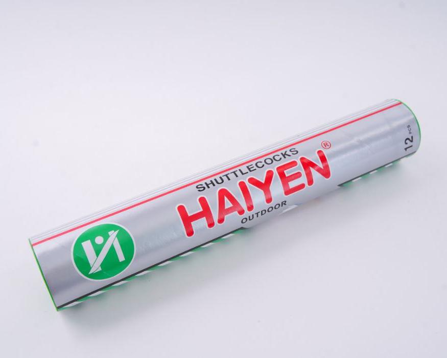 Ống Cầu Lông Sử Dụng Ngoài Trời - Ống Cầu Lông Hải yến 12 quả (Bạc Dài) Hàng Chất Lượng Cao