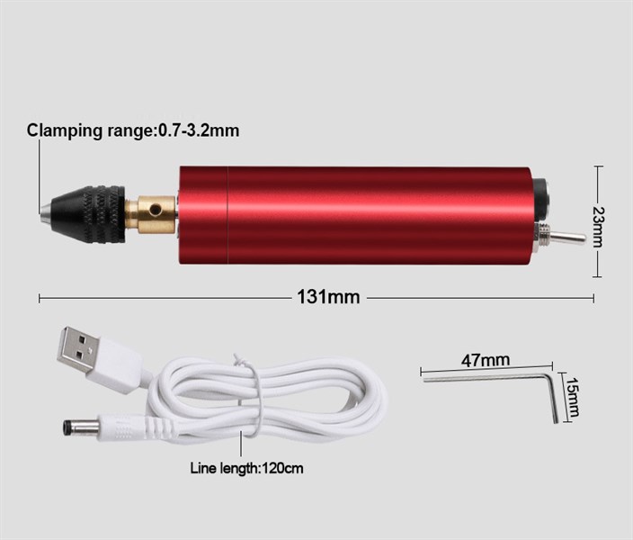 Máy mài điện cầm tay máy đánh bóng trang sức thủ công usb