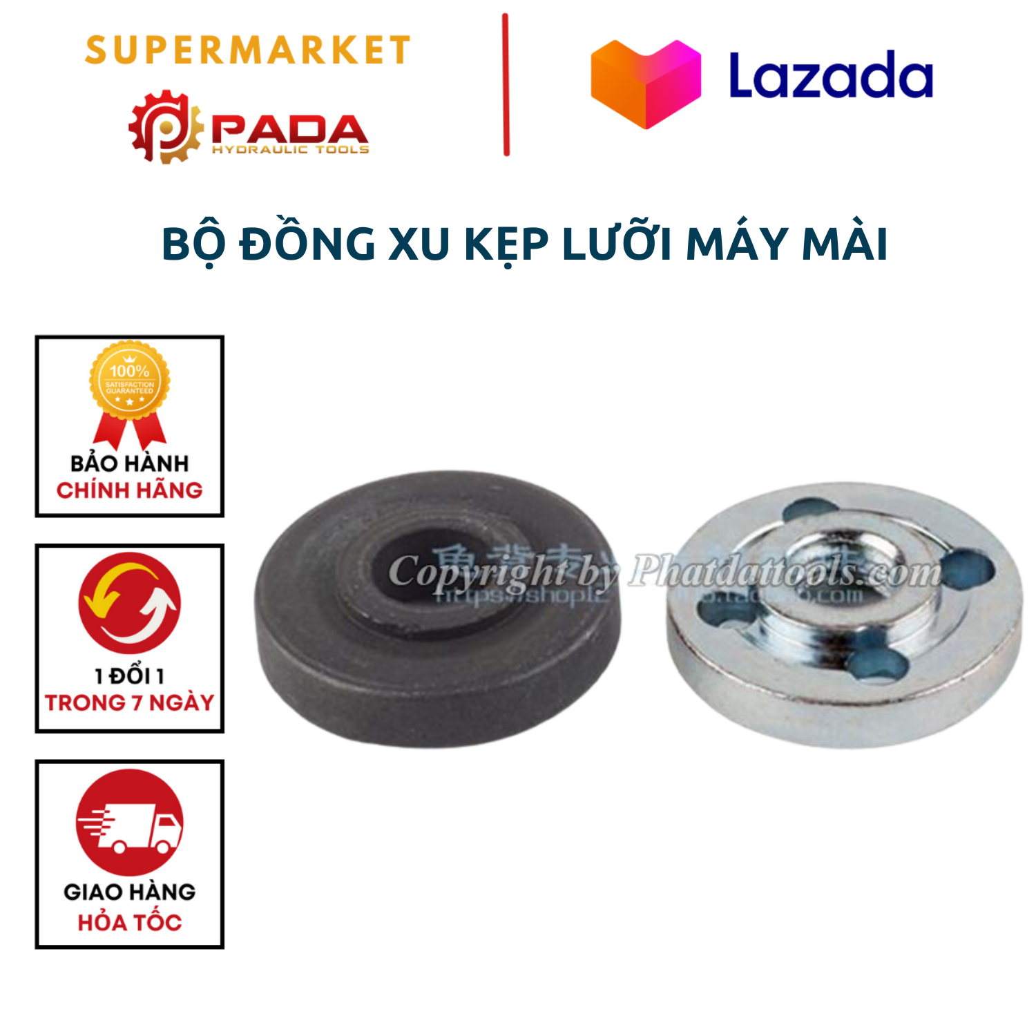 Bộ đồng xu kẹp lưỡi máy mài