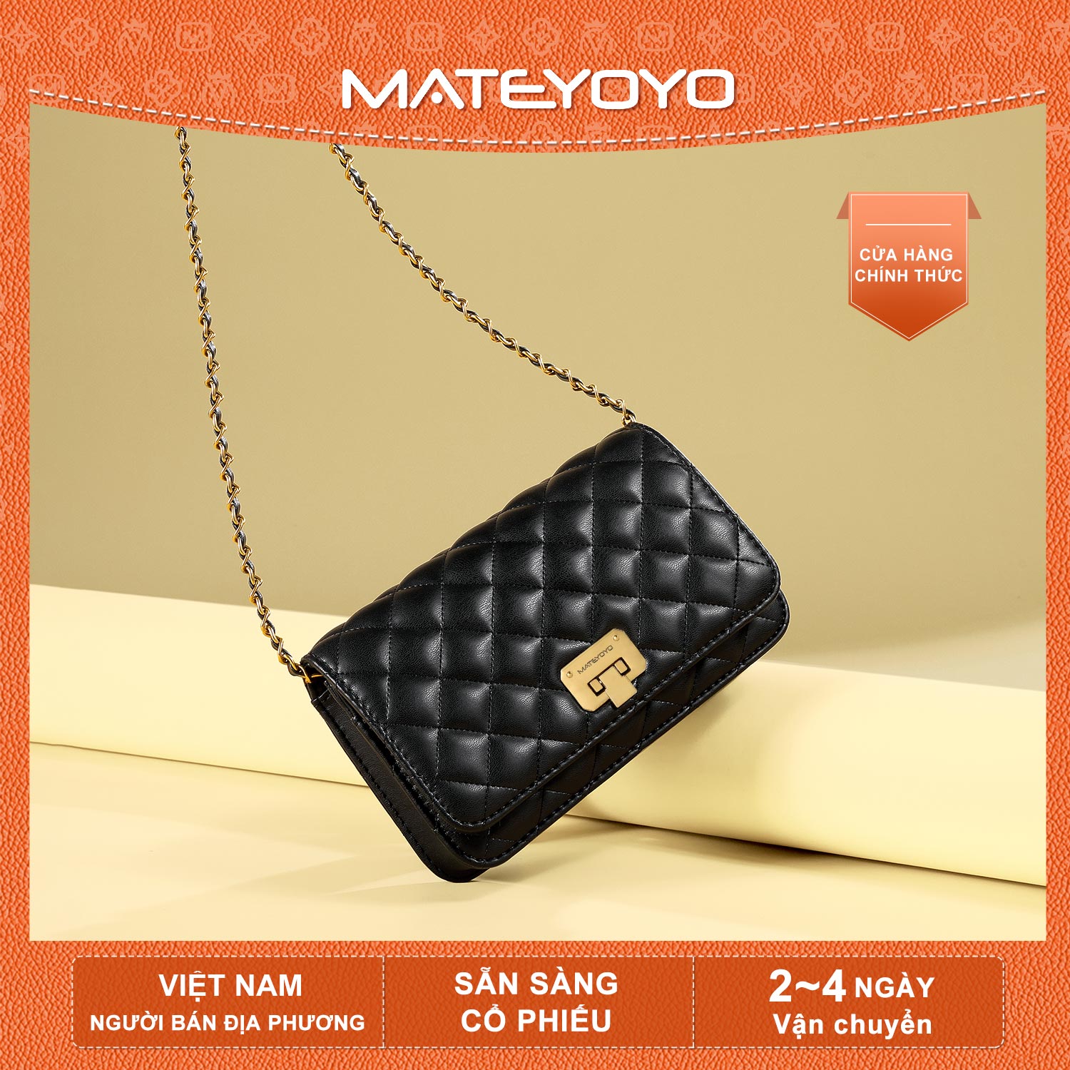 Mateyoyo túi đeo chéo nữ thời trang giản dị cổ điển túi đeo vai nữ túi retro túi đeo chéo thời trang túi đeo chéo dung tích lớn túi messenger thông thường túi khóa từ xu hướng túi đeo chéo retro