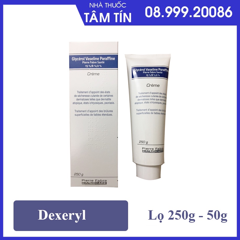 Kem nẻ dưỡng ẩm Dexeryl Creme, Pháp chữa trị da nứt nẻ, chàm sữa, mẩn ngứa rôm sảy cho trẻ sơ sinh, người lớn